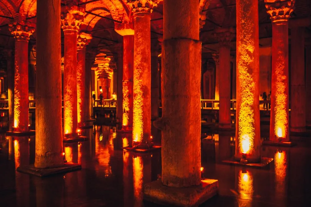 Die Basilika-Zisterne in Istanbul